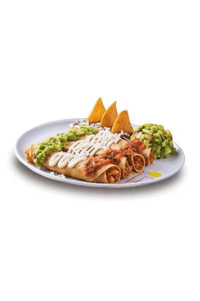 plato de Tacos dorados Vips